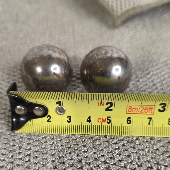 Silver Spherical Metal Decor - Picture 2 of 2